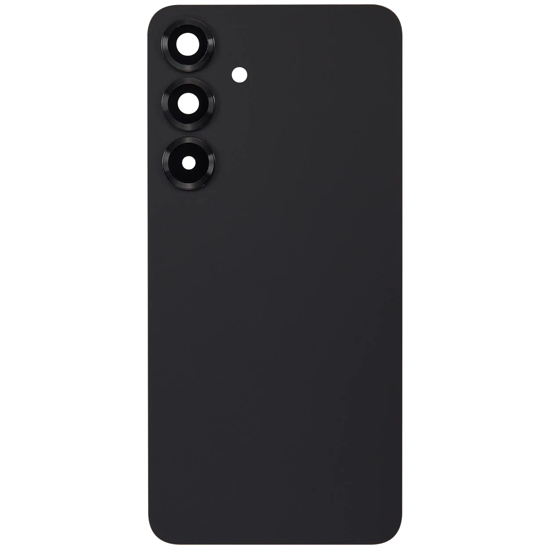 Back Cover Glass With Camera Lens Compatible For Samsung Galaxy S25 Plus 5G (No Logo) (Aftermarket Plus) (Blue Black)