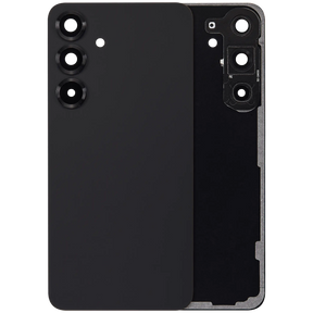Back Cover Glass With Camera Lens Compatible For Samsung Galaxy S25 Plus 5G (No Logo) (Aftermarket Plus) (Blue Black)