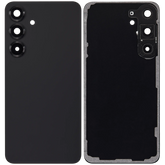 Back Cover Glass With Camera Lens Compatible For Samsung Galaxy S25 Plus 5G (No Logo) (Aftermarket Plus) (Blue Black)