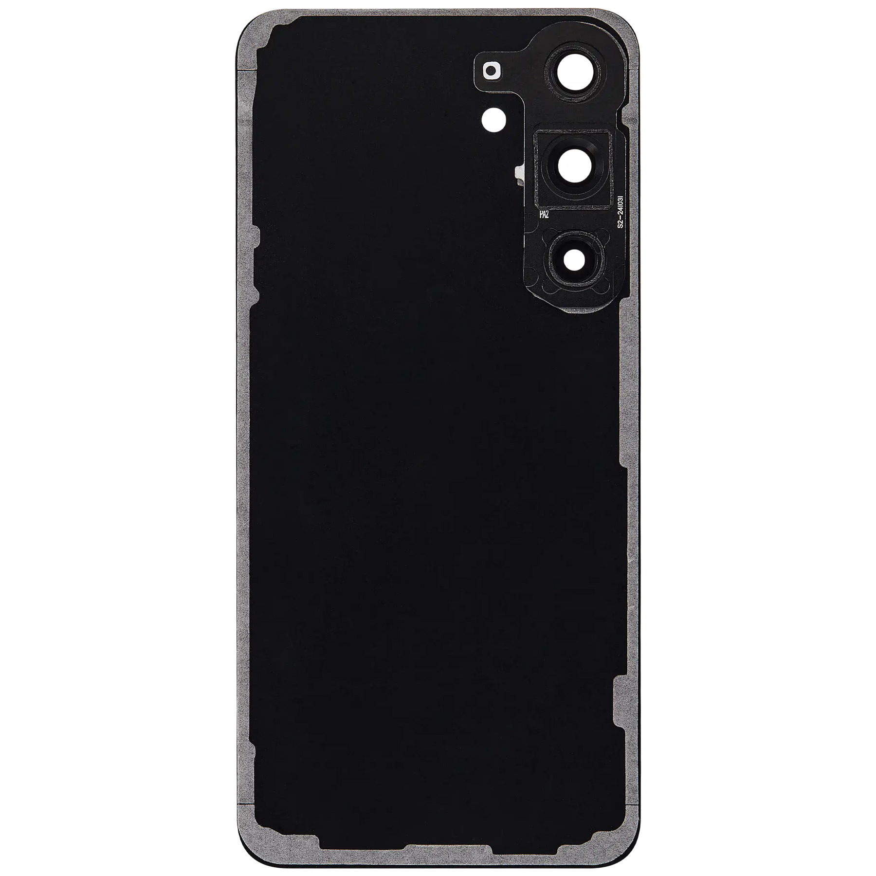 Back Cover Glass With Camera Lens Compatible For Samsung Galaxy S25 Plus 5G (No Logo) (Aftermarket Plus) (Blue Black)