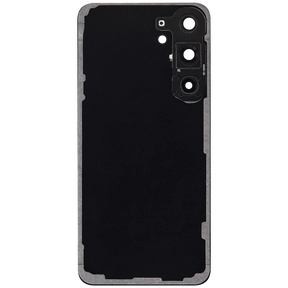 Back Cover Glass With Camera Lens Compatible For Samsung Galaxy S25 Plus 5G (No Logo) (Aftermarket Plus) (Blue Black)