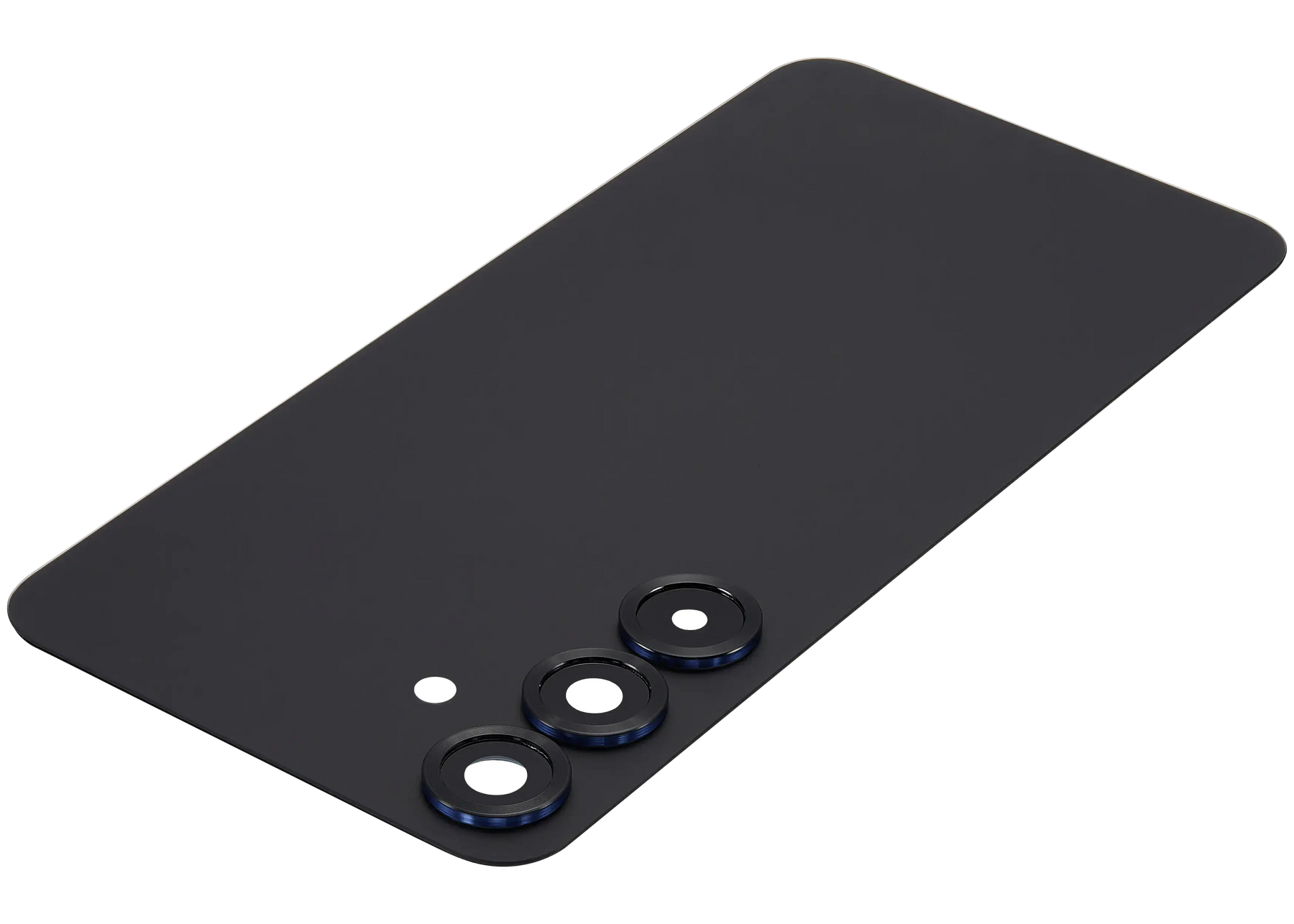 Back Cover Glass With Camera Lens Compatible For Samsung Galaxy S25 Plus 5G (No Logo) (Aftermarket Plus) (Blue Black)