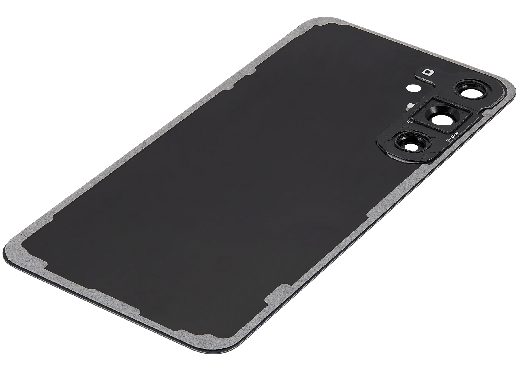 Back Cover Glass With Camera Lens Compatible For Samsung Galaxy S25 Plus 5G (No Logo) (Aftermarket Plus) (Blue Black)