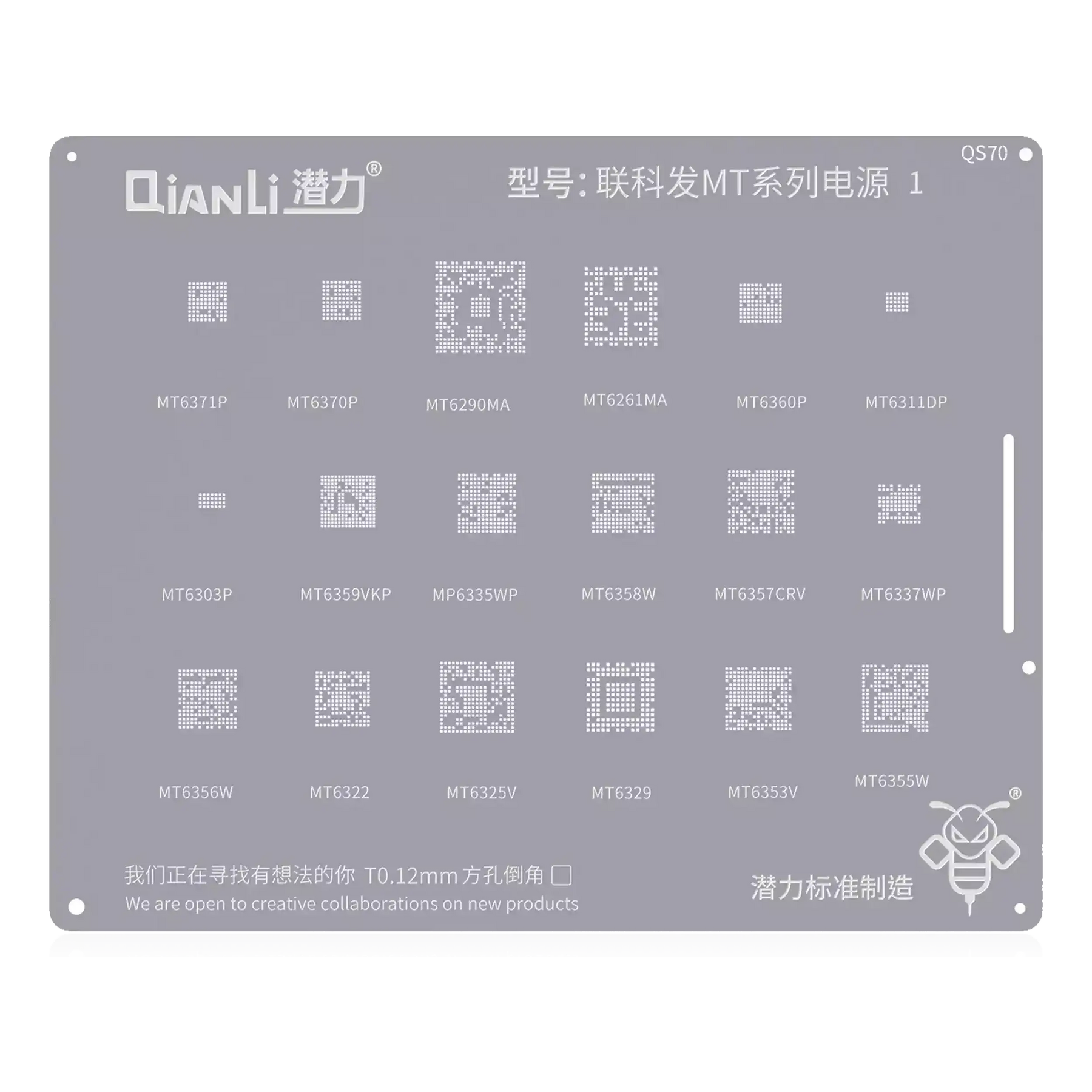 Bumblebee Stencil (QS70) MTK MT Series 1 (Qianli)