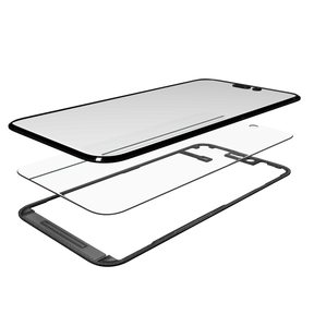 3 in 1 (Glass With OCA Pre-Installed + Frame) Compatible For iPhone 15 Pro Max (OCA Master)