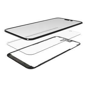 3 in 1 (Glass With OCA Pre-Installed + Frame) Compatible For iPhone 14 Pro Max (OCA Master)