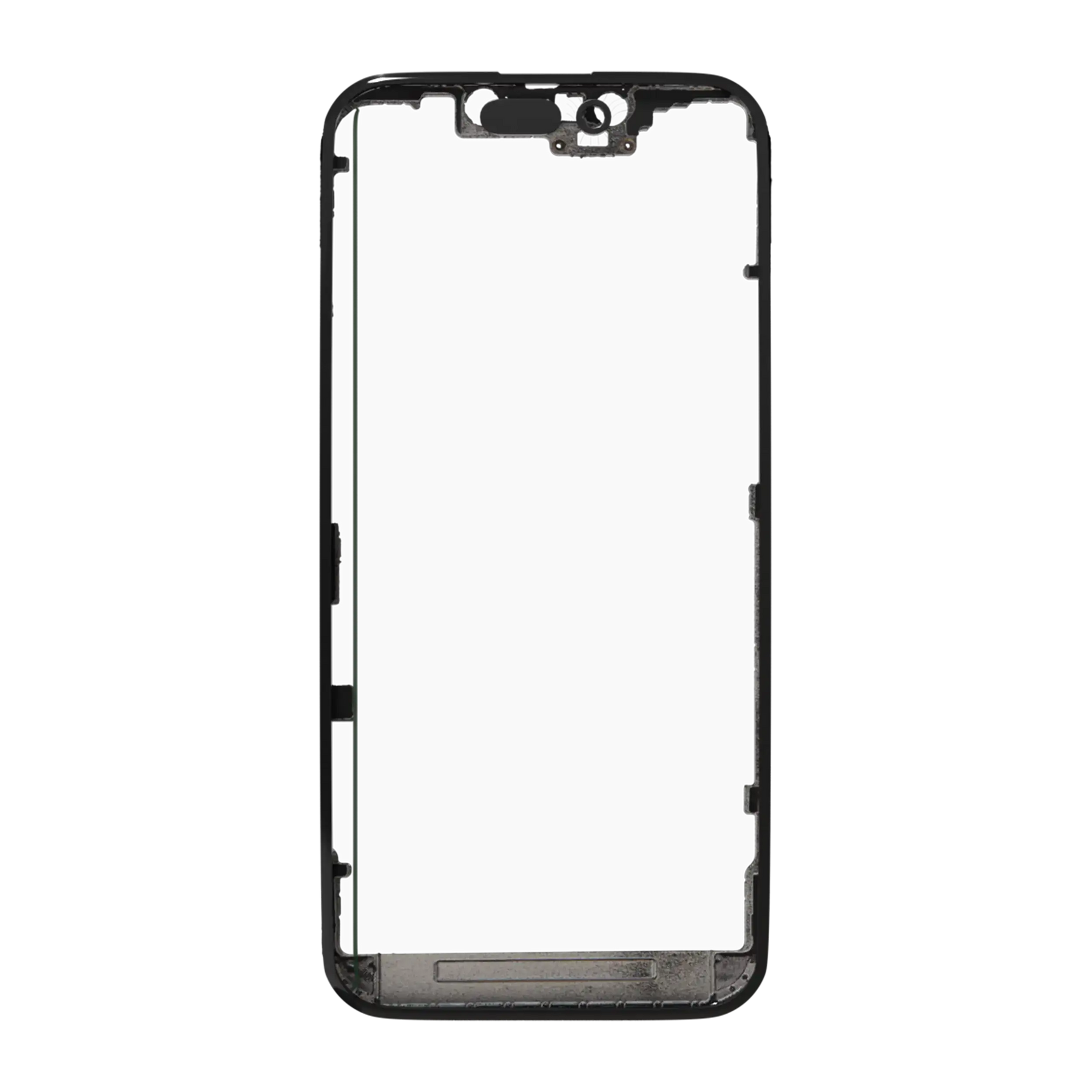 3 in 1 (Glass With OCA Pre-Installed + Frame) Compatible For iPhone 14 Pro (OCA Master)