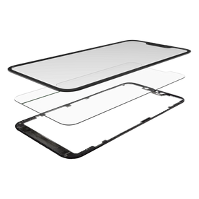 3 in 1 (Glass With OCA Pre-Installed + Frame) Compatible For iPhone 14 Plus (OCA Master)