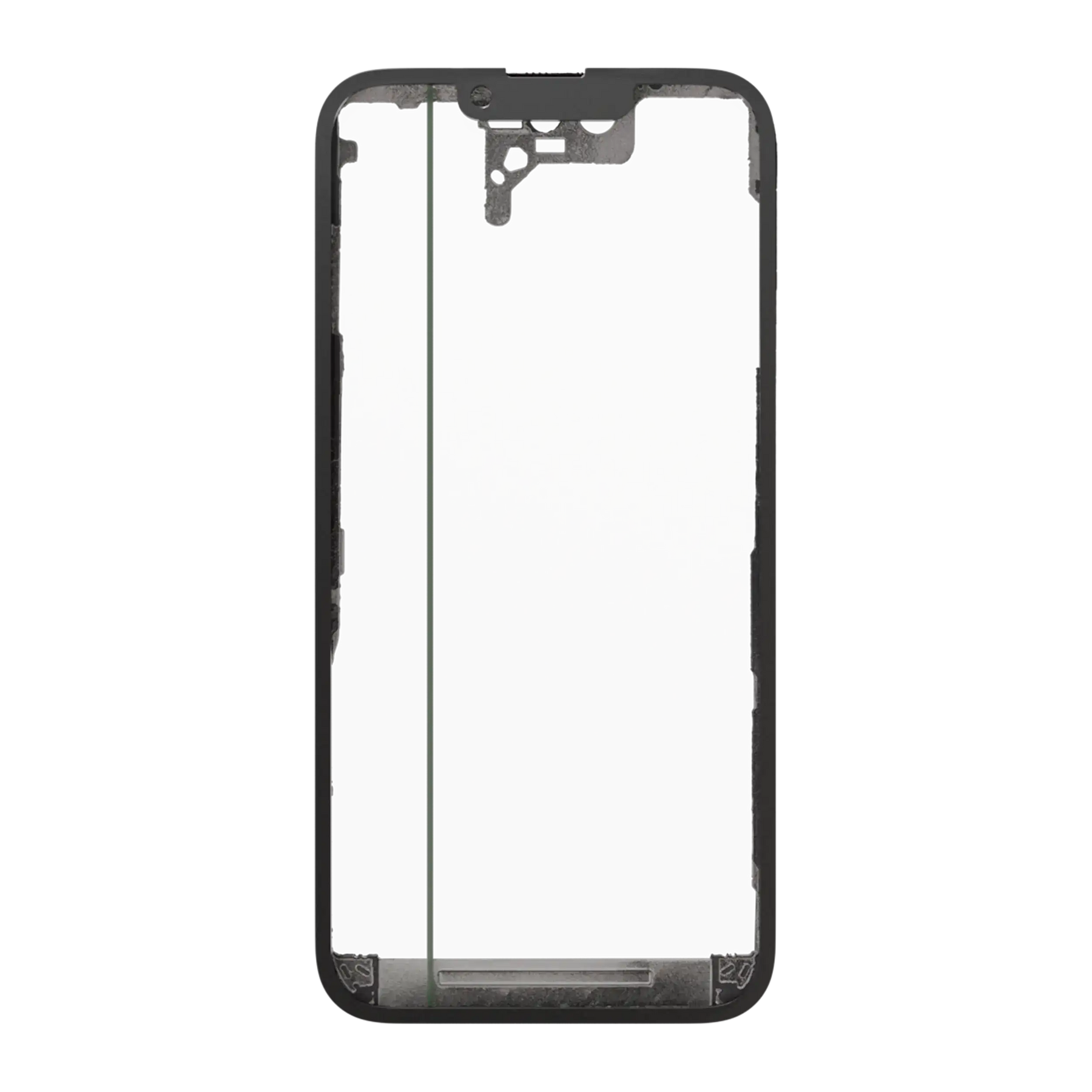 3 in 1 (Glass With OCA Pre-Installed + Frame) Compatible For iPhone 14 (OCA Master)