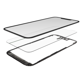 3 in 1 (Glass With OCA Pre-Installed + Frame) Compatible For iPhone 14 (OCA Master)