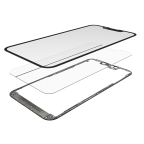 3 in 1 (Glass With OCA Pre-Installed + Frame) Compatible For iPhone 13 Pro (OCA Master)