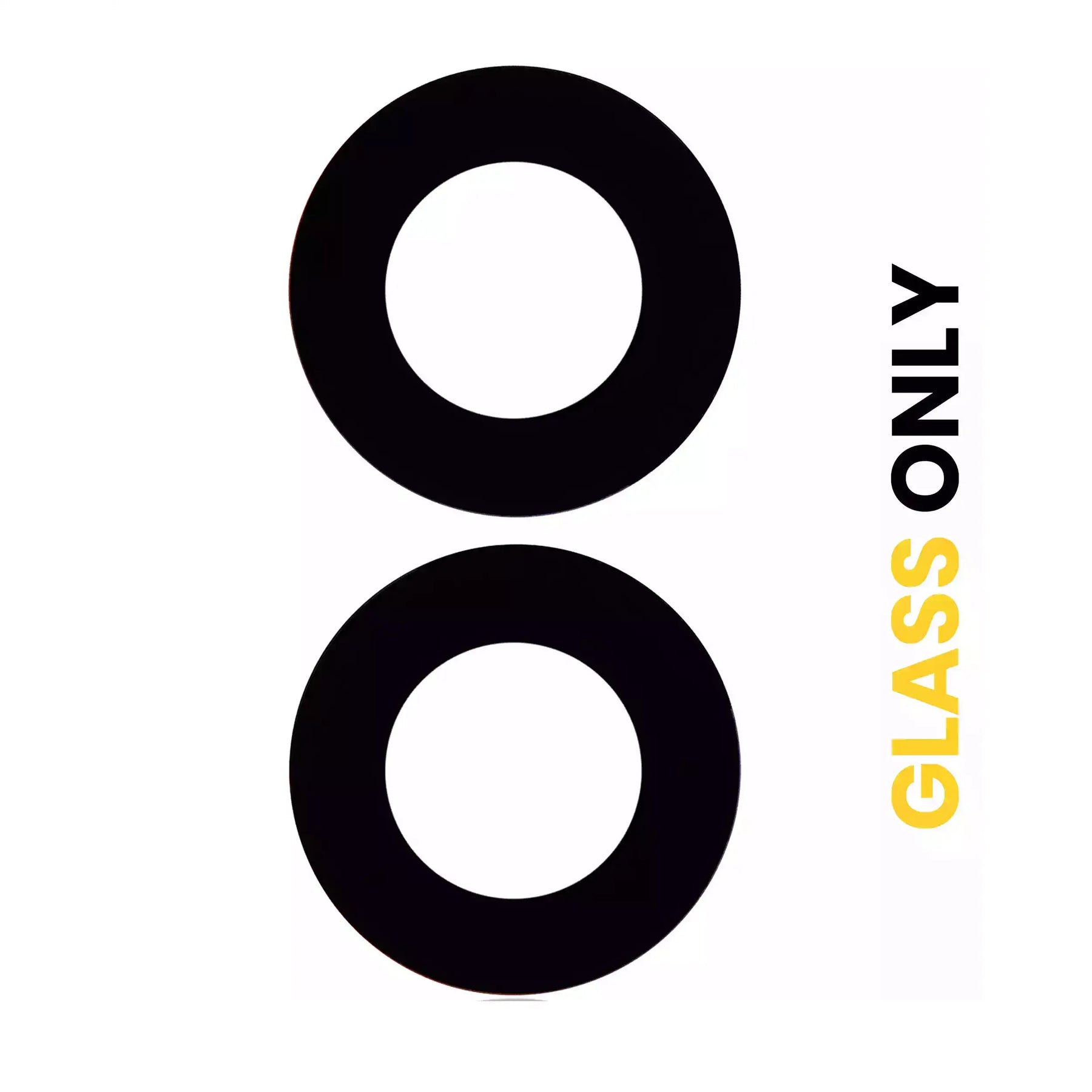 Back Camera Lens (Glass Only) With Adhesive Compatible For Samsung Galaxy A03 (A035 / 2021) (2 Piece Set)