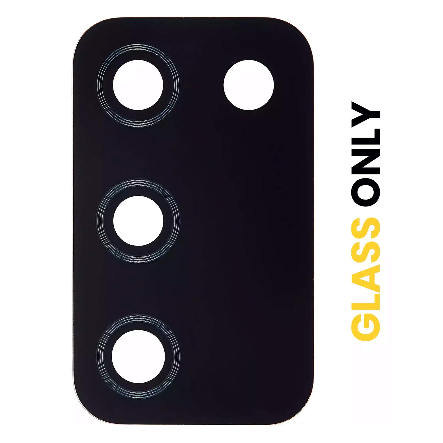 Back Camera Lens (Glass Only) With Adhesive Compatible For Samsung Galaxy A03S (A037F / A037M / 2021)