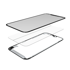 3 in 1 (Glass With OCA Pre-Installed + Frame) Compatible For iPhone 15 Plus (OCA Master)