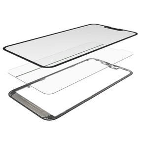 3 in 1 (Glass With OCA Pre-Installed + Frame) Compatible For iPhone 12 Pro Max (OCA Master)