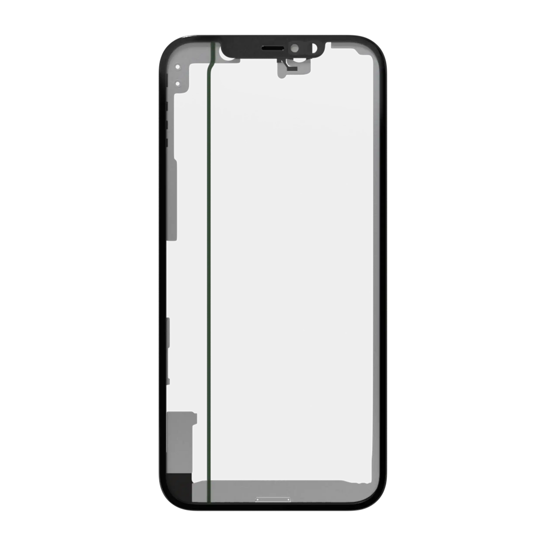 3 in 1 (Glass With OCA Pre-Installed + Frame) Compatible For iPhone 12 / 12 Pro (OCA Master)