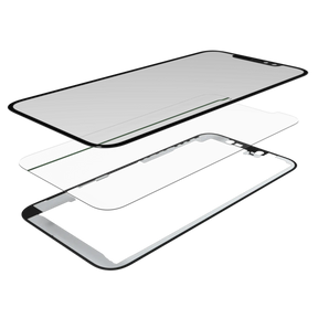 3 in 1 (Glass With OCA Pre-Installed + Frame) Compatible For iPhone 12 / 12 Pro (OCA Master)