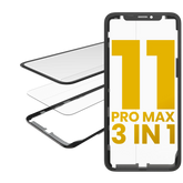 3 in 1 (Glass With OCA Pre-Installed + Frame) Compatible For iPhone 11 Pro Max (OCA Master)