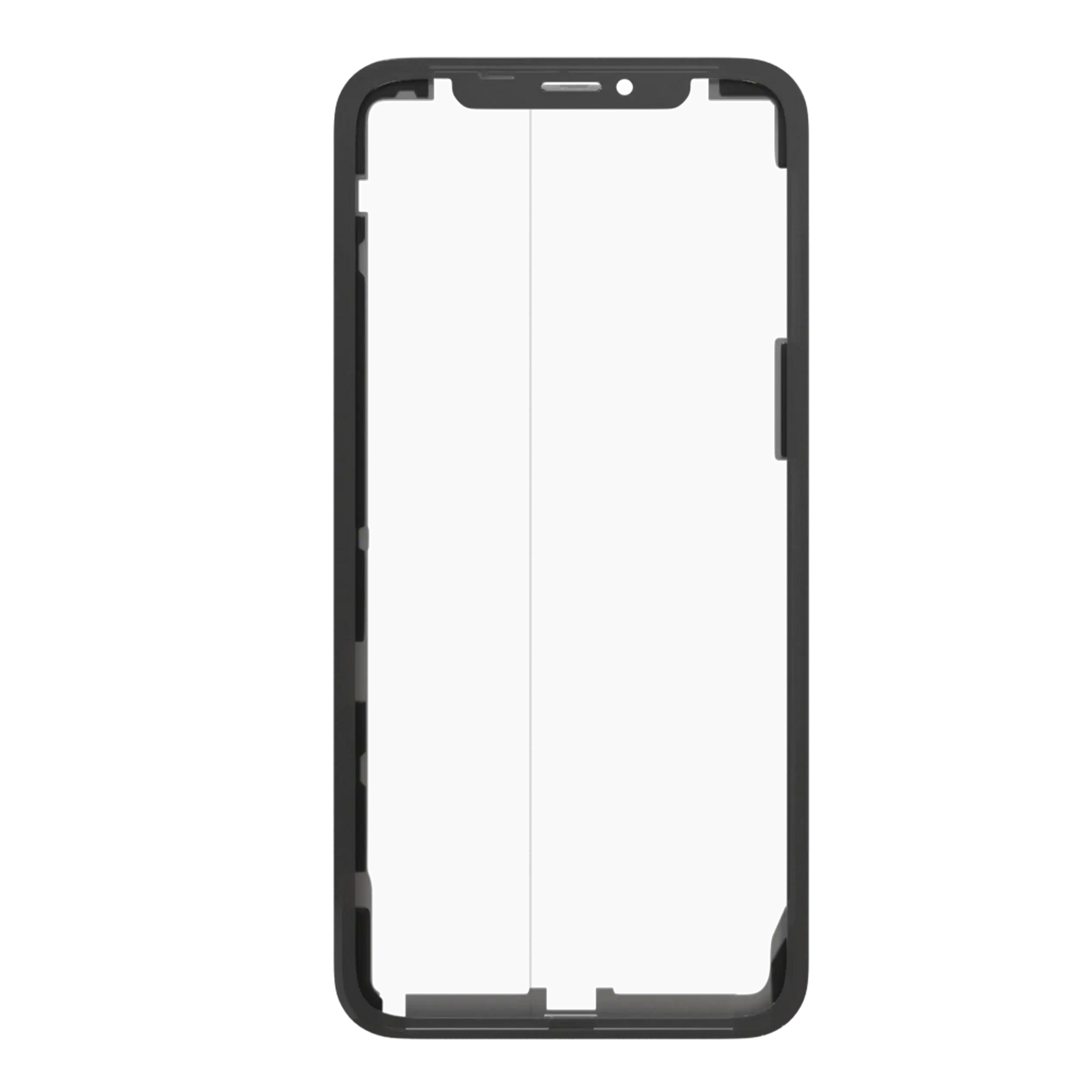 3 in 1 (Glass With OCA Pre-Installed + Frame) Compatible For iPhone 11 Pro Max (OCA Master)