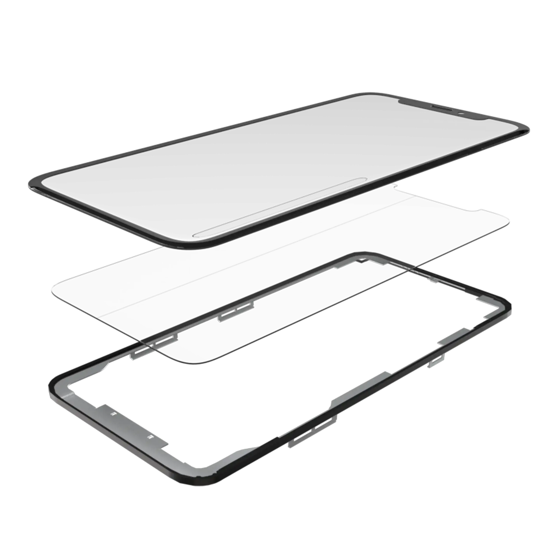3 in 1 (Glass With OCA Pre-Installed + Frame) Compatible For iPhone 11 Pro (OCA Master)