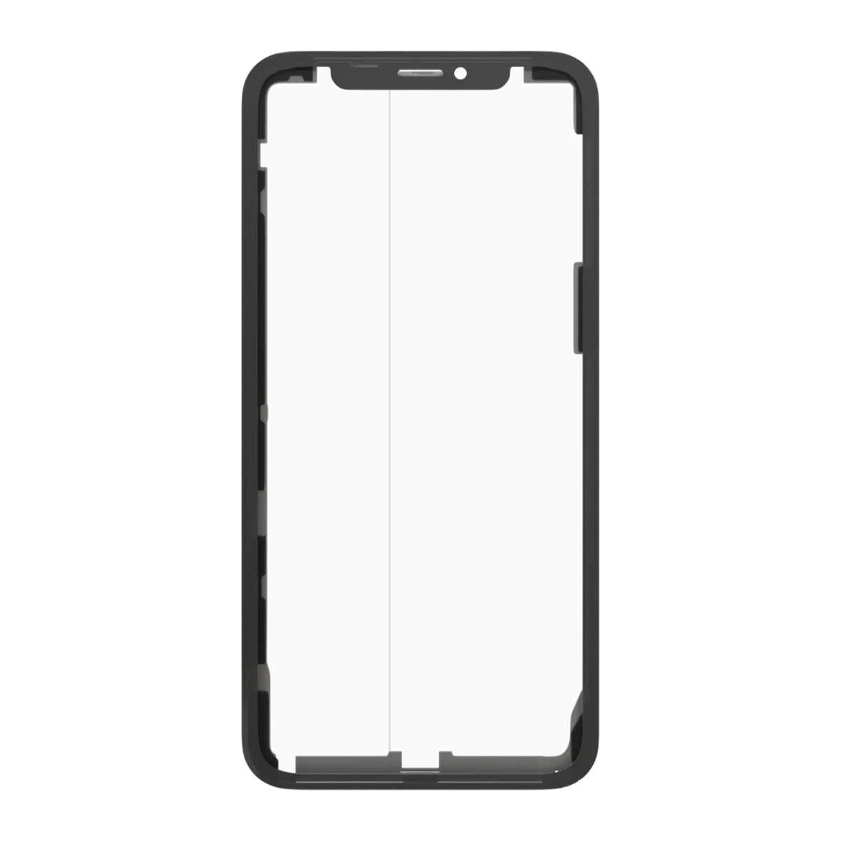 3 in 1 (Glass With OCA Pre-Installed + Frame) Compatible For iPhone 11 (OCA Master) (2 Pack)