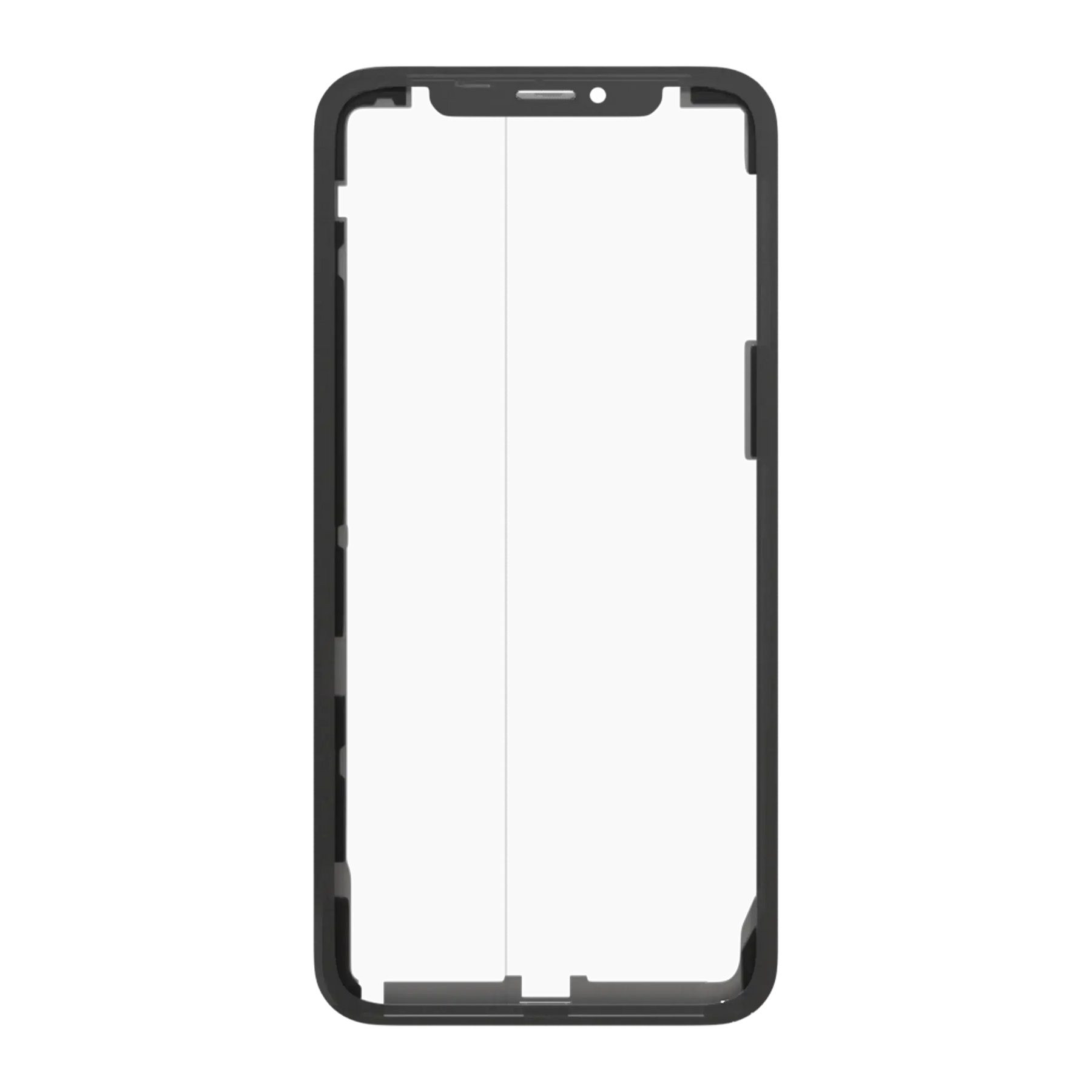 3 in 1 (Glass With OCA Pre-Installed + Frame) Compatible For iPhone 11 (OCA Master) (2 Pack)