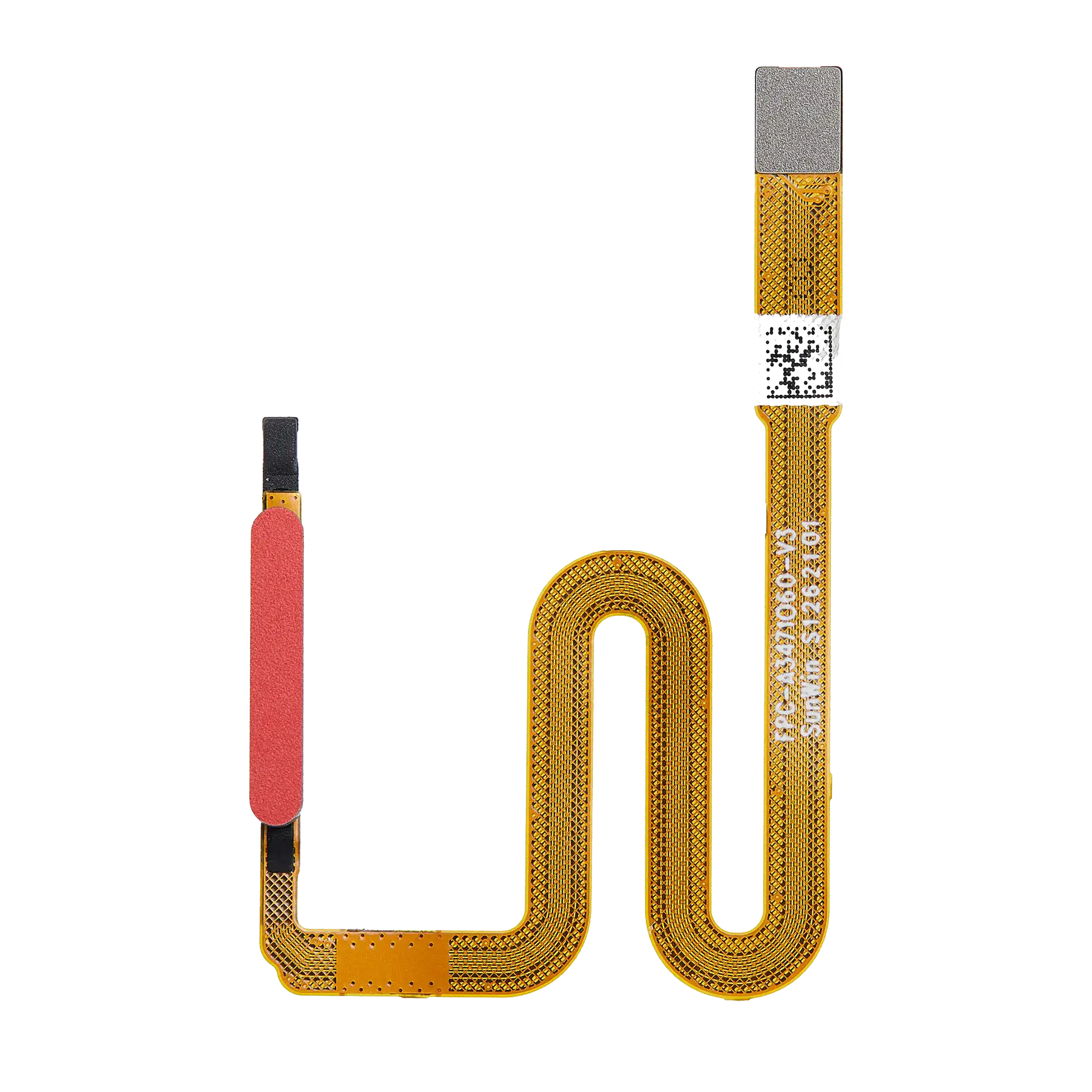 Fingerprint Reader With Flex Cable Compatible For Samsung Galaxy A03S (A037F / 2021) (Red)