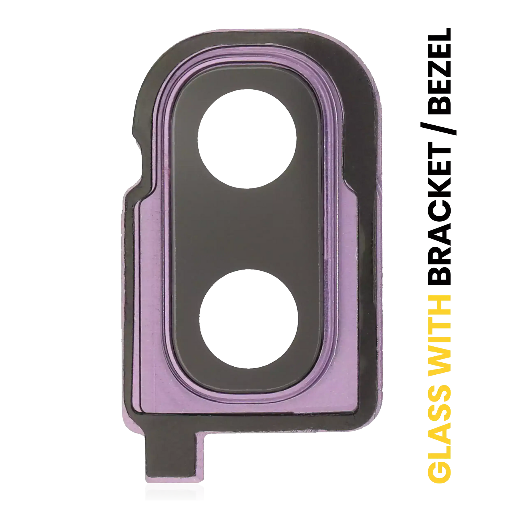 Back Camera Lens With Bracket / Bezel Compatible For Samsung Galaxy Z Flip 4G (F700) / Z Flip 5G (F707) (Mirror Purple)