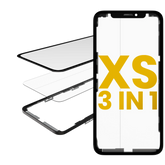 3 in 1 (Glass With OCA Pre-Installed + Frame) Compatible For iPhone XS (OCA Master)