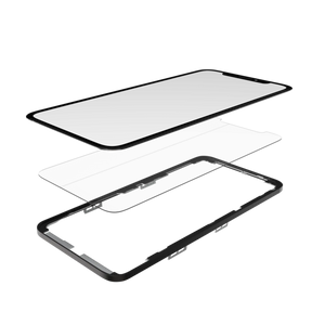 3 in 1 (Glass With OCA Pre-Installed + Frame) Compatible For iPhone X (OCA Master)