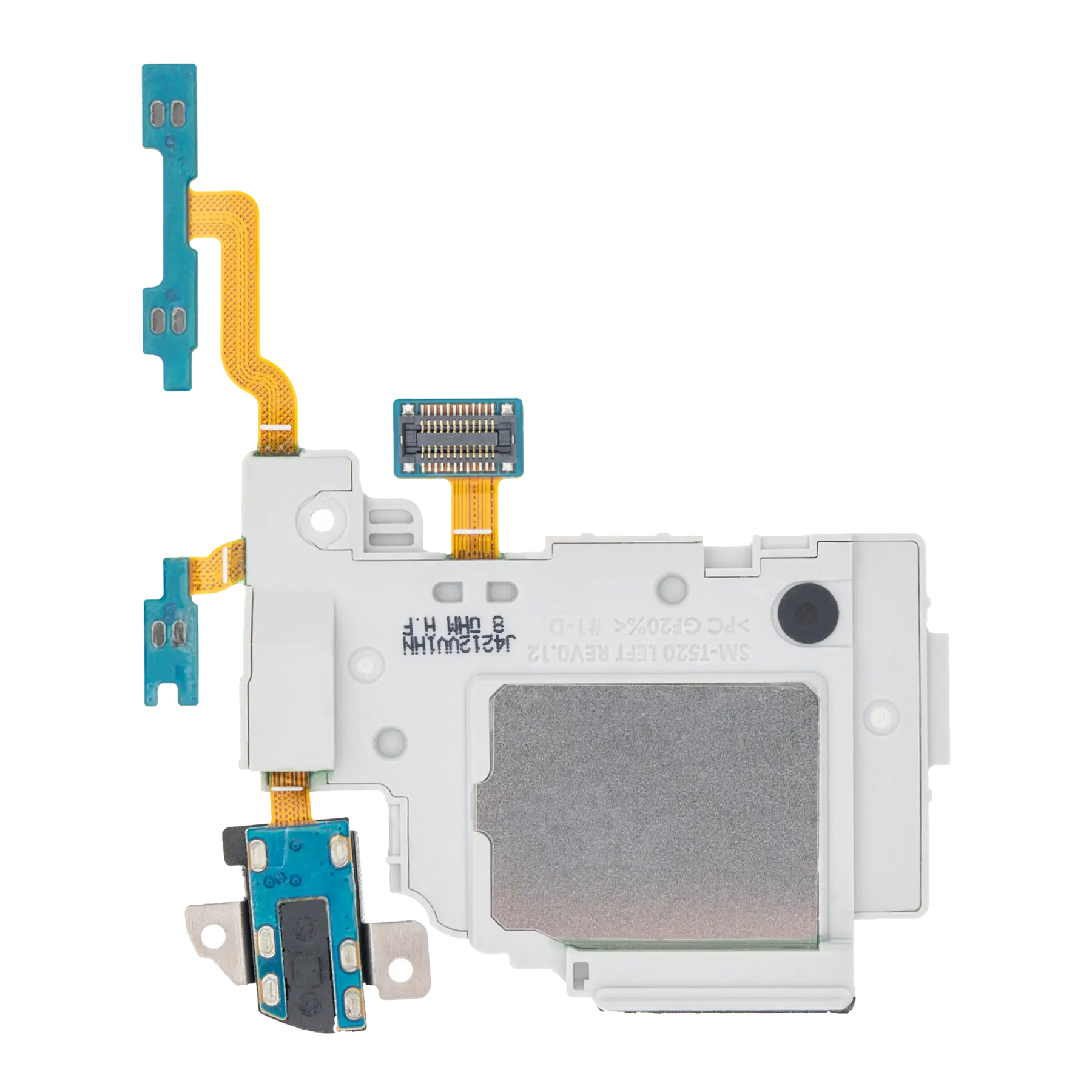Loudspeaker With Headphone Jack And Power Volume Flex Cable Compatible For Samsung Galaxy Tab Pro 10.1" (T520 / T525) (2014)