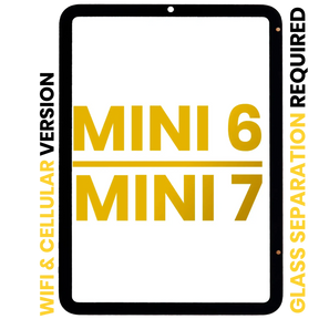 Digitizer Compatible For iPad Mini 6 (2021) / Mini 7 (2024) (WiFi / Cellular) (Glass Separation Required) (Premium) (All Colors)
