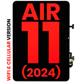 LCD Assembly With Digitizer Compatible For iPad Air 11" (2024) (WiFi / Cellular) (Aftermarket Plus) (All Colors)