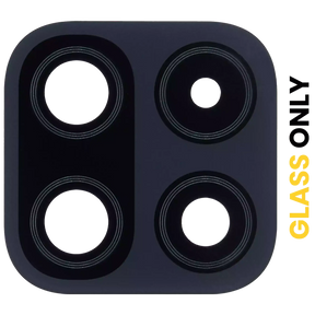 Back Camera Lens (Glass Only) With Adhesive Compatible For Samsung Galaxy F42 5G (E426 / 2021) (Matte Black)