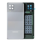 Back Cover Glass With Camera Lens Compatible For Samsung Galaxy A42 5G (A426 / 2020) (Service Pack) (Prism Dot Gray)