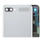 Outer OLED Assembly With Frame Compatible For Samsung Galaxy Z Flip 4G (F700) / Z Flip 5G (F707) (Service Pack) (Mystic White)