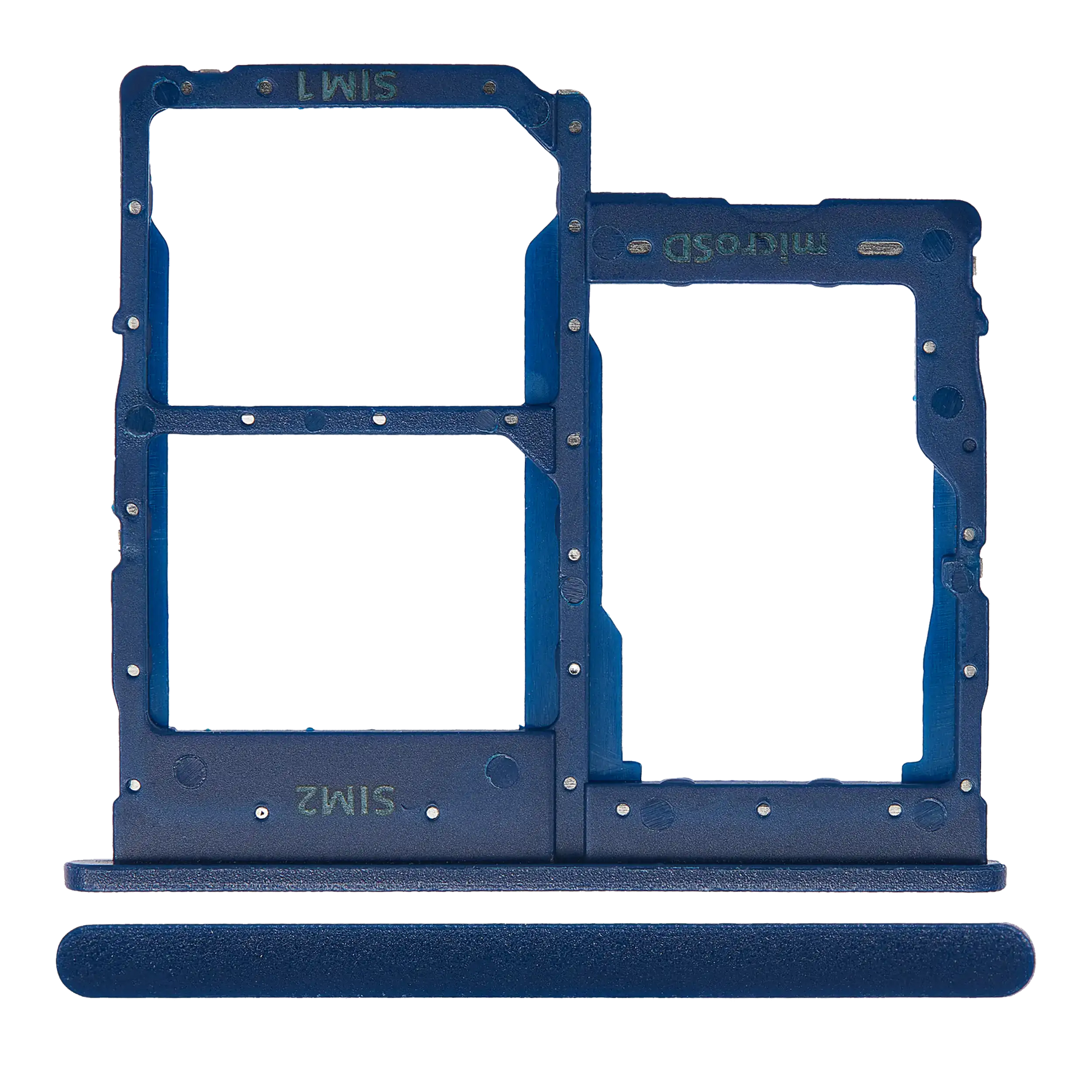 Dual Sim Card Tray Compatible For Samsung Galaxy A01 Core (A013 / 2020) (Blue)