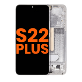 OLED Assembly With Frame Compatible For Samsung Galaxy S22 Plus 5G (Blemish: Grade D) (Phantom White)