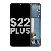 OLED Assembly With Frame Compatible For Samsung Galaxy S22 Plus 5G (Used OEM Pull: Grade B/C) (Phantom Green)