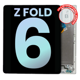 Inner OLED Assembly With Frame Compatible For Samsung Galaxy Z Fold 6 5G (US & International) (Service Pack) (Pink)