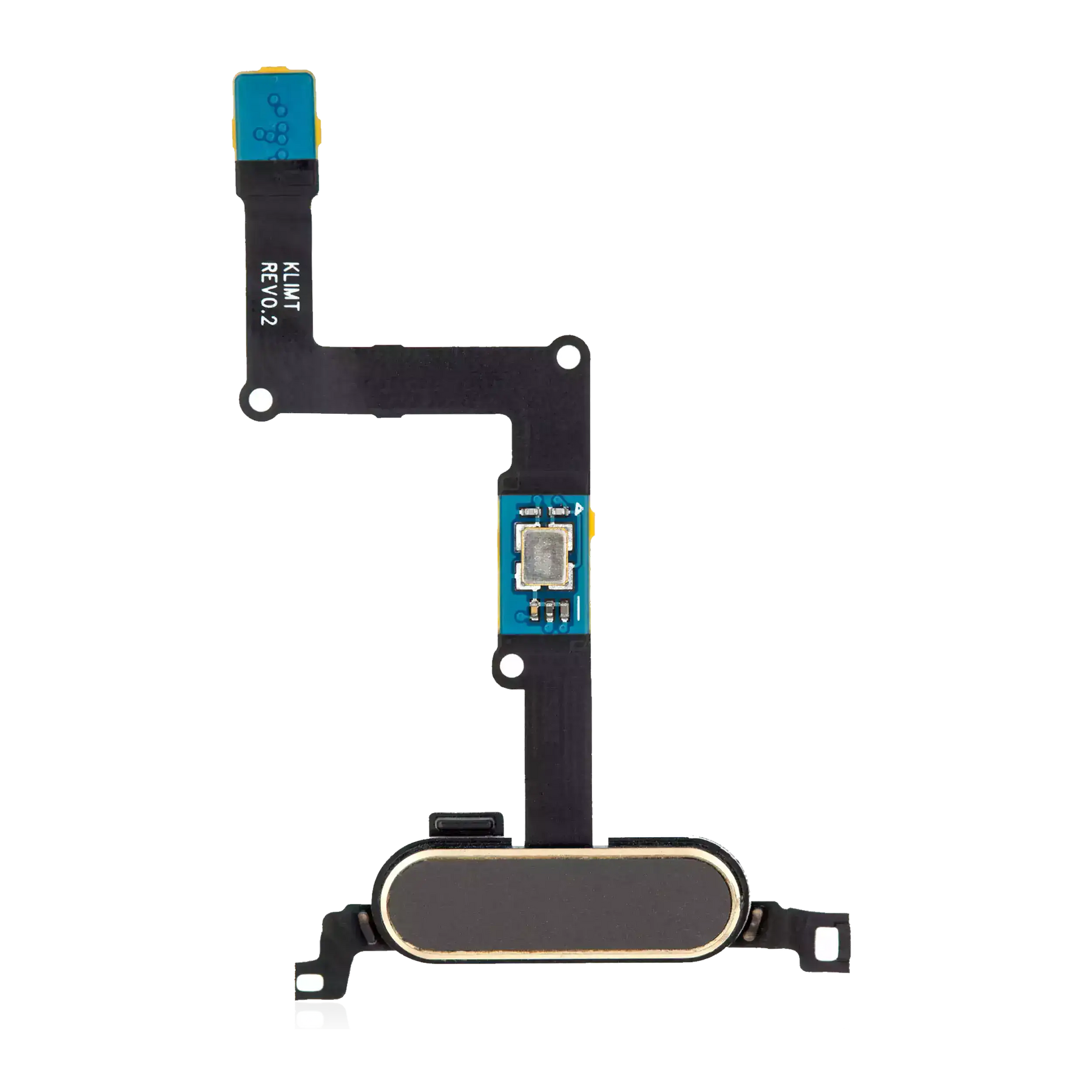 Home Button With Flex Cable Compatible For Samsung Galaxy Tab S 8.4" (T700 / T705) (2014) (Black)