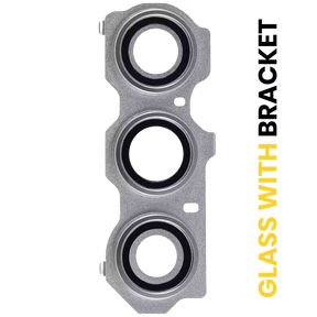 Back Camera Lens With Bracket Compatible For Samsung Galaxy M54 (M546 / 2023) (Silver)