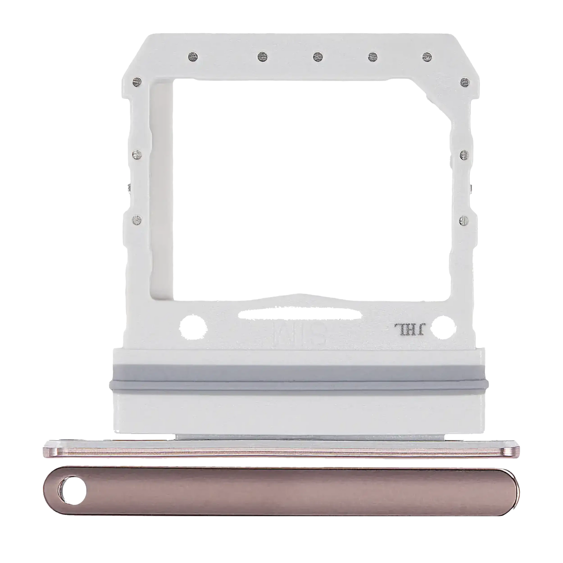 Single Sim Card Tray Compatible For Samsung Galaxy Z Flip 4G (F700) / Z Flip 5G (F707) (Mystic Bronze)