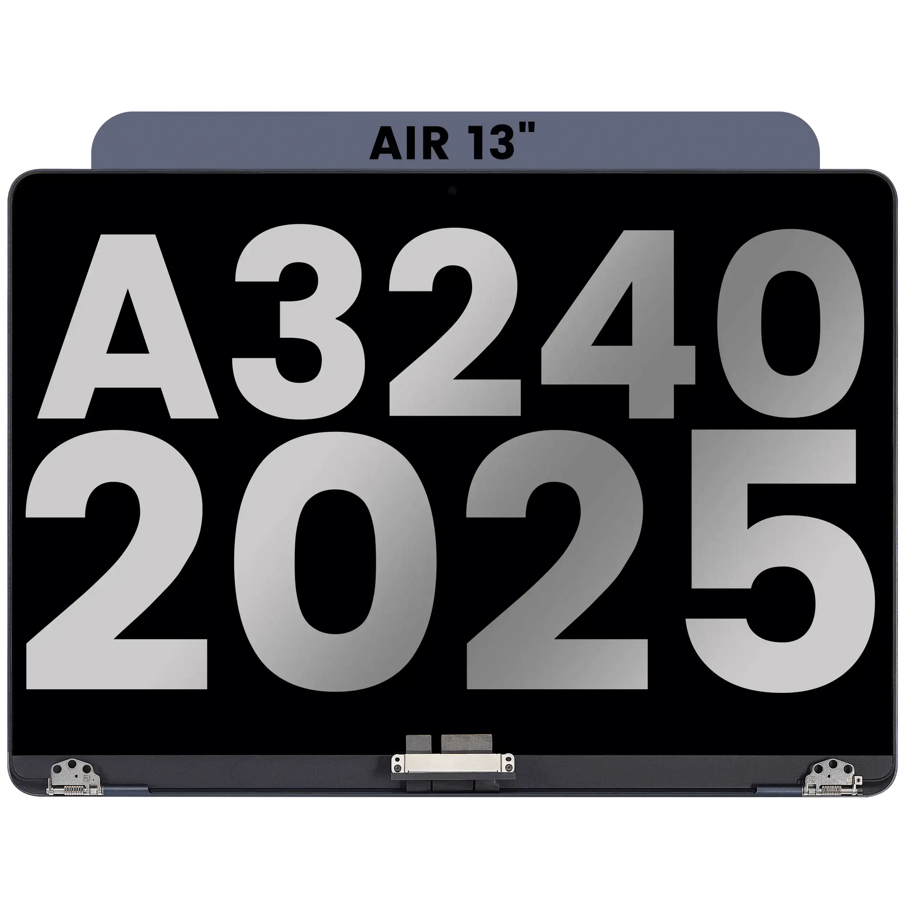 Complete LCD Display Assembly For MacBook Air 13" (A3240 /Early 2025) (Used OEM Pull: Grade A) (Midnight)