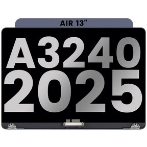 Complete LCD Display Assembly For MacBook Air 13" (A3240 /Early 2025) (Used OEM Pull: Grade A) (Midnight)