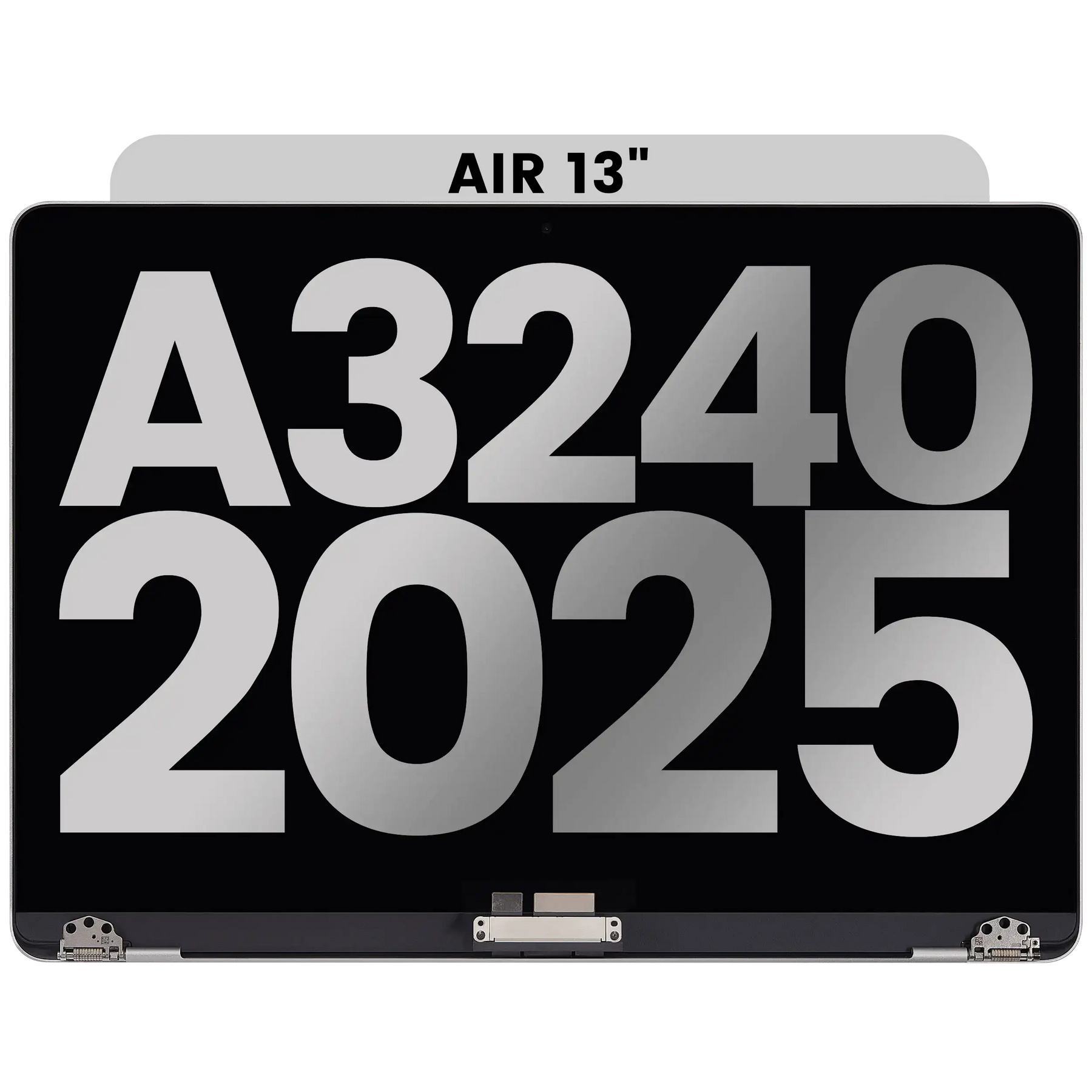 Complete LCD Display Assembly For MacBook Air 13" (A3240 /Early 2025) (Used OEM Pull: Grade A) (Starlight)