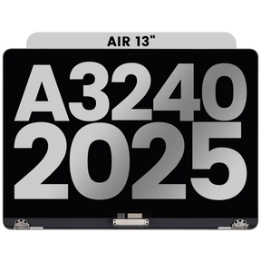 Complete LCD Display Assembly For MacBook Air 13" (A3240 /Early 2025) (Used OEM Pull: Grade A) (Starlight)
