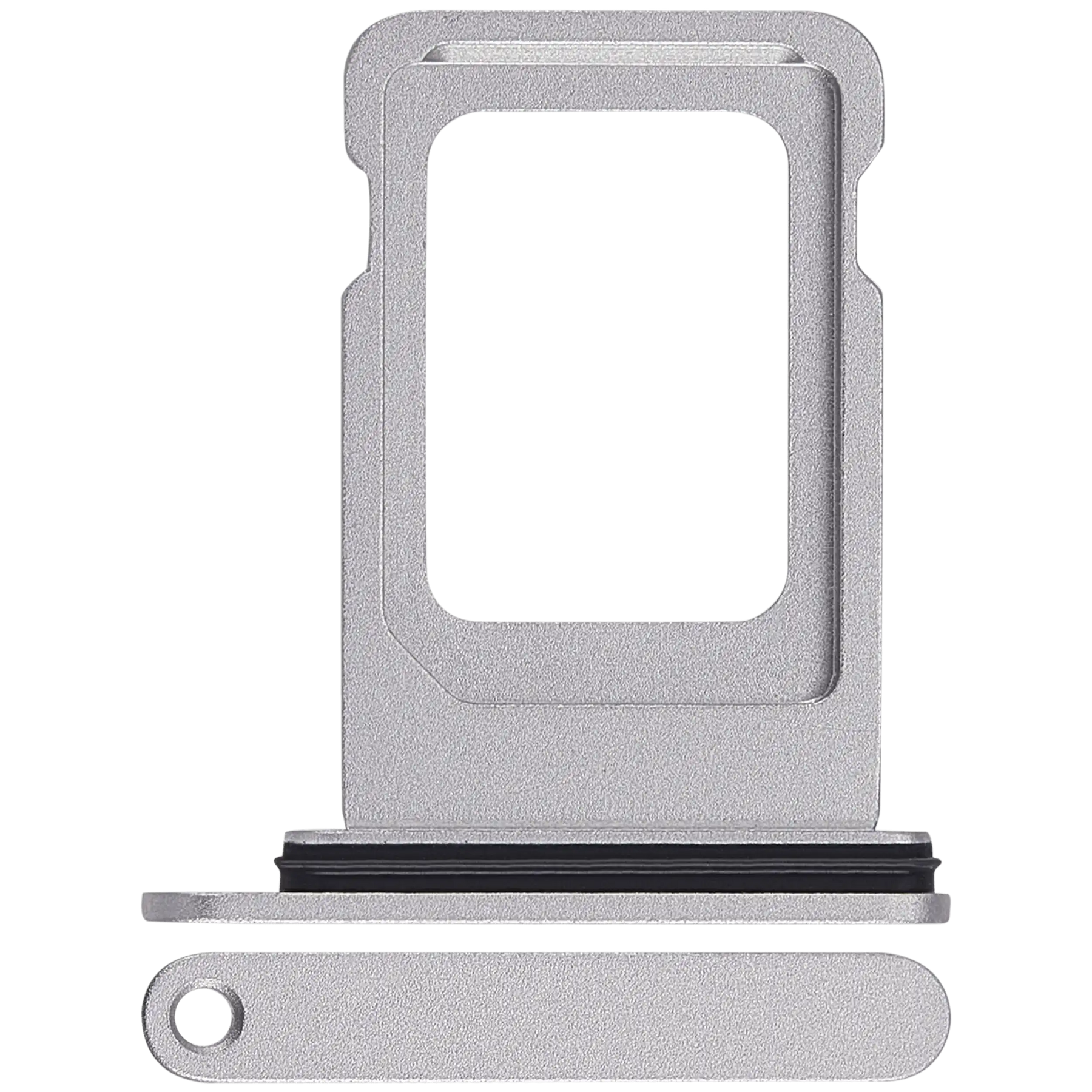 Dual Sim Card Tray Compatible For iPhone 17 Pro / 17 Pro Max (Silver)