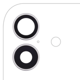 Back Camera Lens With Bracket & Bezel For iPhone 17 (Premium) (White)