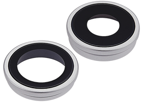 Back Camera Lens With Bracket & Bezel For iPhone 17 (Premium) (White)